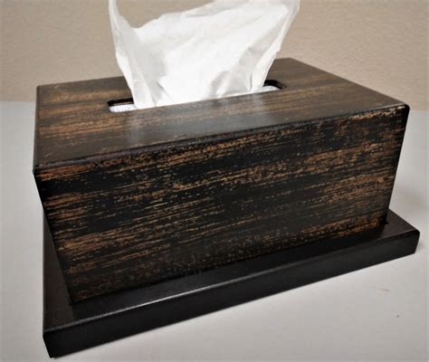 wooden gun concealment tissue box